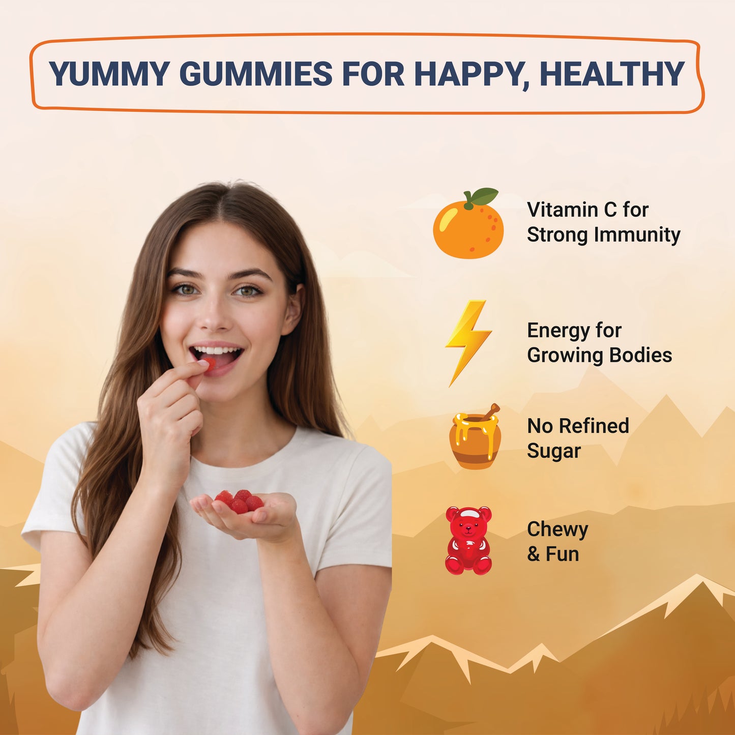 Vedberry Sea Buckthorn Gummies