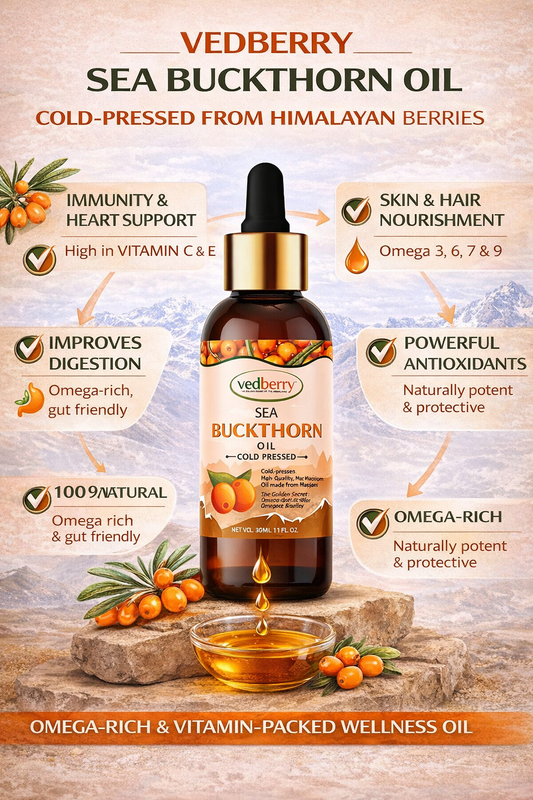 Sea Buckthorn Oil 30ml Face Serum&Hair Serum