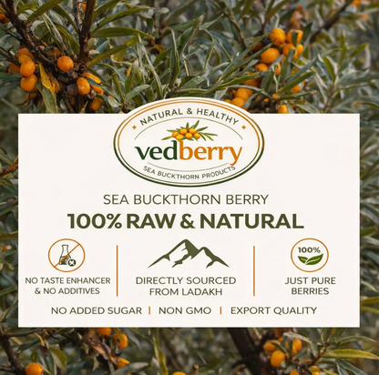Sea Buckthorn Juice (Pulp) Natural Vitamin C | Immunity & Skin Glow