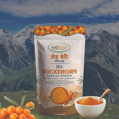 Organic Sea Buckthorn Berry Powder (100 Gram)