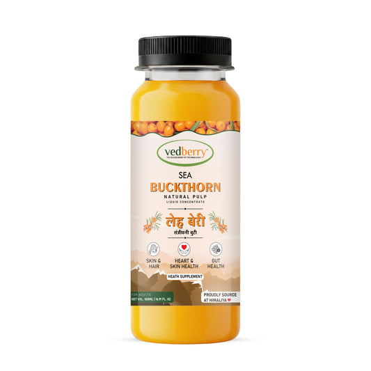 Sea Buckthorn Juice (Pulp) Natural Vitamin C | Immunity & Skin Glow